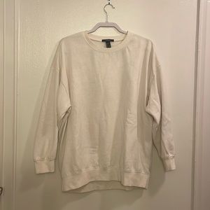 White crew neck